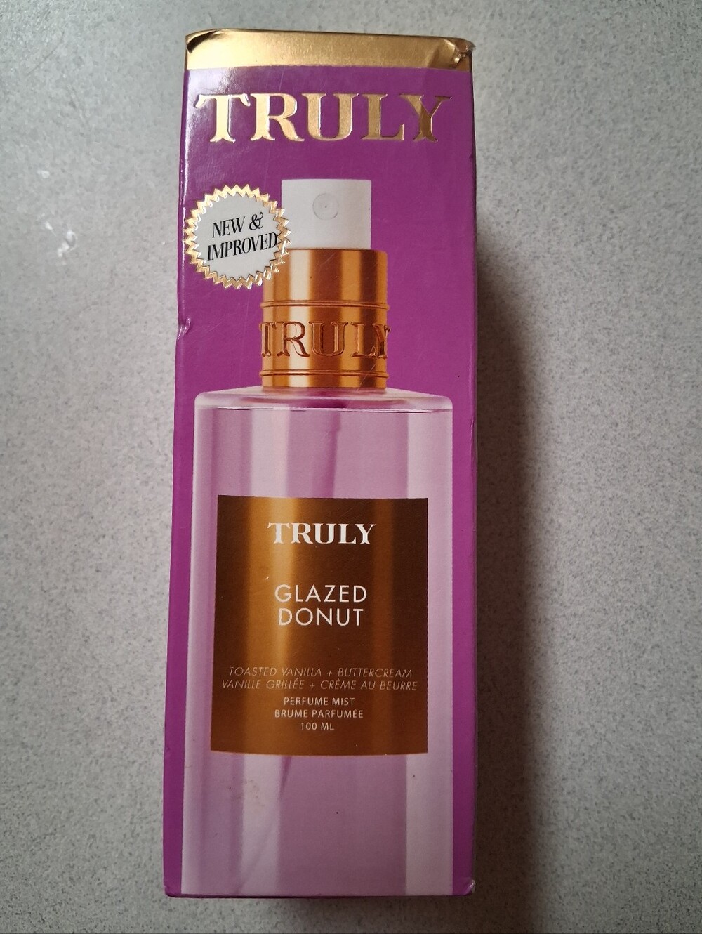 BNIB TRULY GLAZED DONUT PERFUME MIST 100 ML